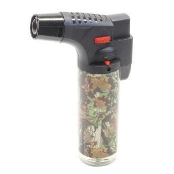 Camo Theme Butane Torch - Various Colours