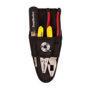 Electrician′s Tool Kit with Carrying Pouch - 4 Pieces