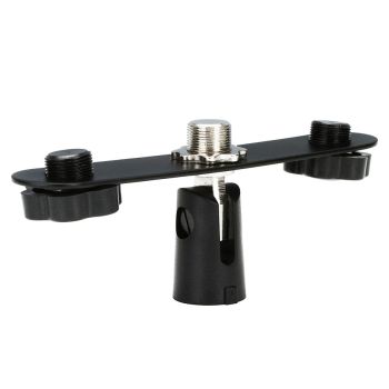 Support triple pour microphones APEX MA-358