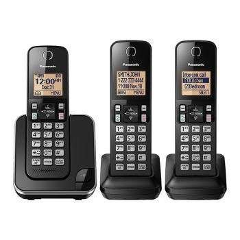 PANASONIC KXTGC253  Système téléphonique sans fil avec 3 téléphones 