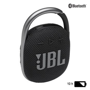 JBL Clip 4 5W Waterproof Portable Bluetooth Speaker - Black - Refurbished