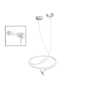 HAVIT E303P Écouteurs intra-auriculaires avec fil et microphone - 3.5 mm - Blanc