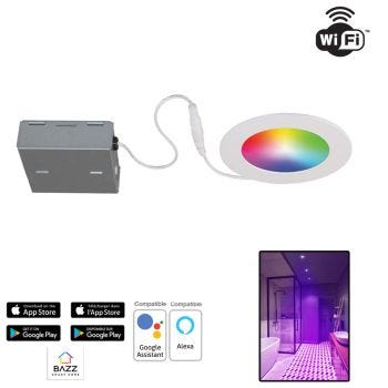 4-Inch Smart LED Recessed Light - RGB and Adjustable CCT