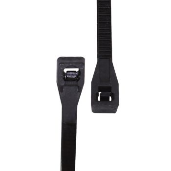 Assortment of 4″ and 8″ Tie-Down Tie-Downs - Black - 200 pieces