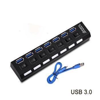 7-Port USB 3.0 Hub with Independent Switches