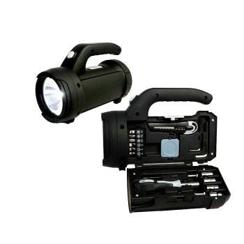 Portable LED Flashlight with 17 Tools