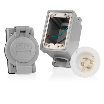 NEMA L14-30 Generator Inlet Kit with Cover and Waterproof Box