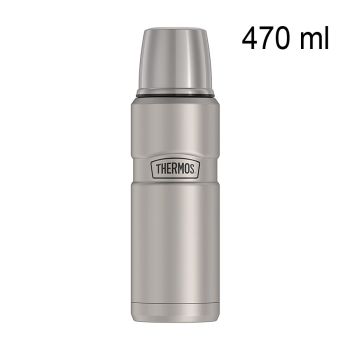 Vacuum Sealed Double Walled Stainless Steel Insulated Bottle - 18 hour Temperature Insulation - 470 ml