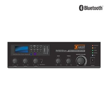 Amplificateur/Mélangeur commercial 65W 70V QUEST M65BT - Bluetooth/FM/USB/SD
