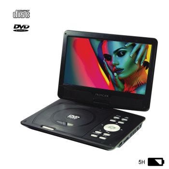PROSCAN PDVD1030 Portable DVD Player with 10-Inch Swivel Screen
