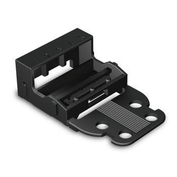 Wago Mounting Carrier for Lever Splicing Connector - 5 Conductor - Black
