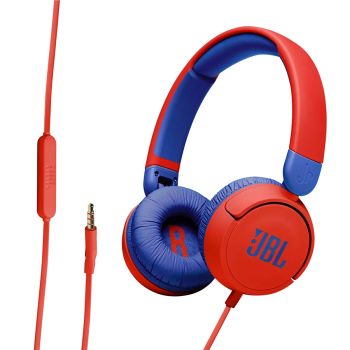 JBL JR310 Wired Headphones for Kids - 3.5 mm - Red