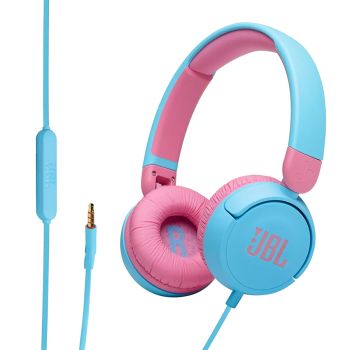 Casque d'écoute avec fil JBL JR310 pour enfant - 3.5 mm - Bleu