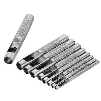 TOLSEN 9-PCS Hollow Leather Hole Punch Set