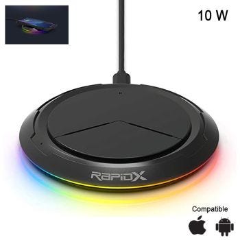 RGB Backlit Qi Wireless Charger - 10 W