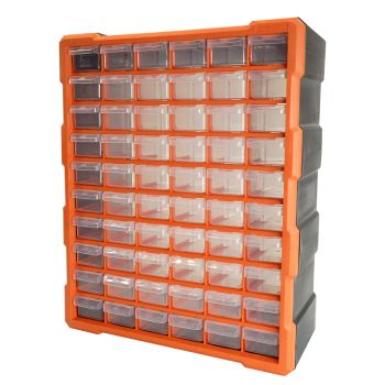 60-Drawer Storage Cabinet - 475 mm x 380 mm x 160 mm