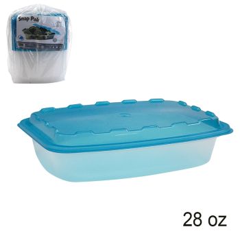 Rectangular Food Container with Lid - 828 ml - 25-Pack