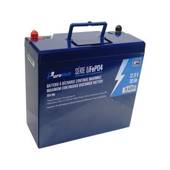 Sealed Lithium Battery - 12.8 V - 30 Ah - 384 Wh - LiFeP04