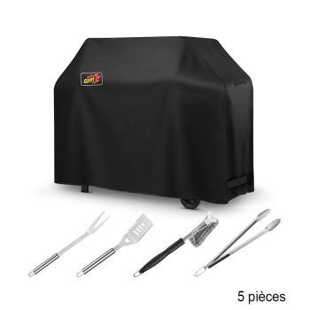 BBQ Starter Kit with 58" Cover - 5 pieces