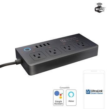 125V 2200J Smart Surge Bar 4 Outlets and 4 USB Ports