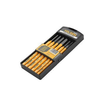 Ensemble de poinçons Tolsen en acier CRV - 6 pièces