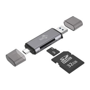 SD and Micro SD Memory Card Reader - USB-C / USB-A