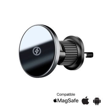 Chargeur sans fil Qi MagSafe pour grille d'aération de voiture - 15W