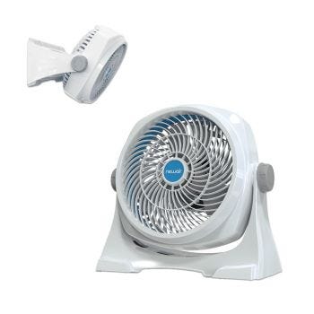 Floor/Wall Fan - 12" - 3 Speeds - White