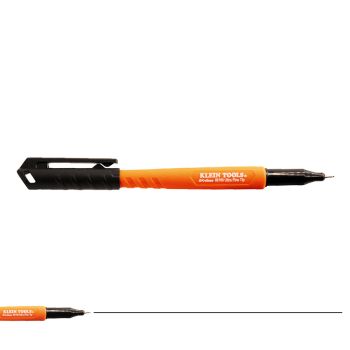 Marqueur permanent à pointe ultra fine KLEIN TOOLS Skribes - Noir - Paquet de 2