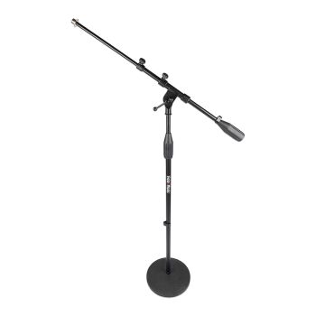 Ajustable Mic Stand with Boom and Round Base - 102 to 240 cm