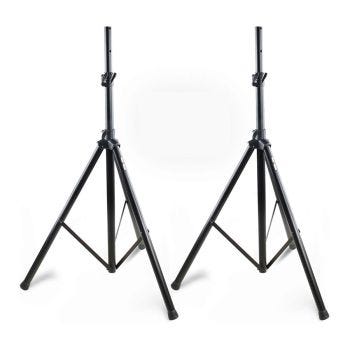 Set of 2 Adjustable Speaker Floor Stands - 4ft to 6ft