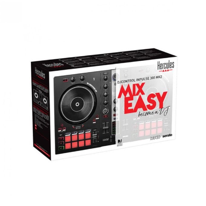 HERCULES Inpulse 300 MK2 DJ Controller with Serato DJ Lite