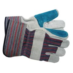Gants de travail en coton et cuir