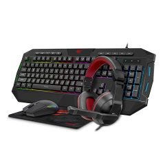 Ensemble d'accessoires de jeu rétroéclairé RVB pour ordinateur - HAVIT  - 4 pièces