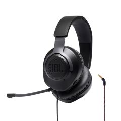 Casque de jeu avec fil et microphone détachable - 3.5 mm - Noir - Réusiné